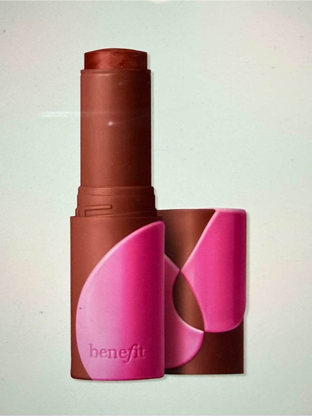 Benefit Juice Stick Dewy Sheer Gel Blush - color: Foxxy golden brick red